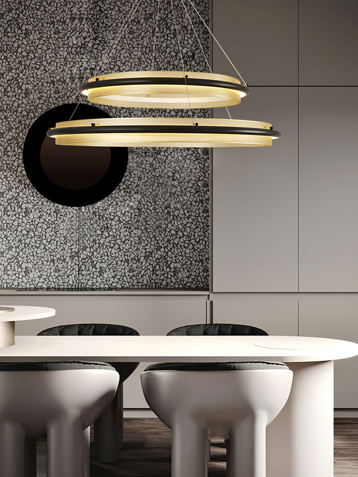 Acrylic LED Round Chandelier - Vakkerlight