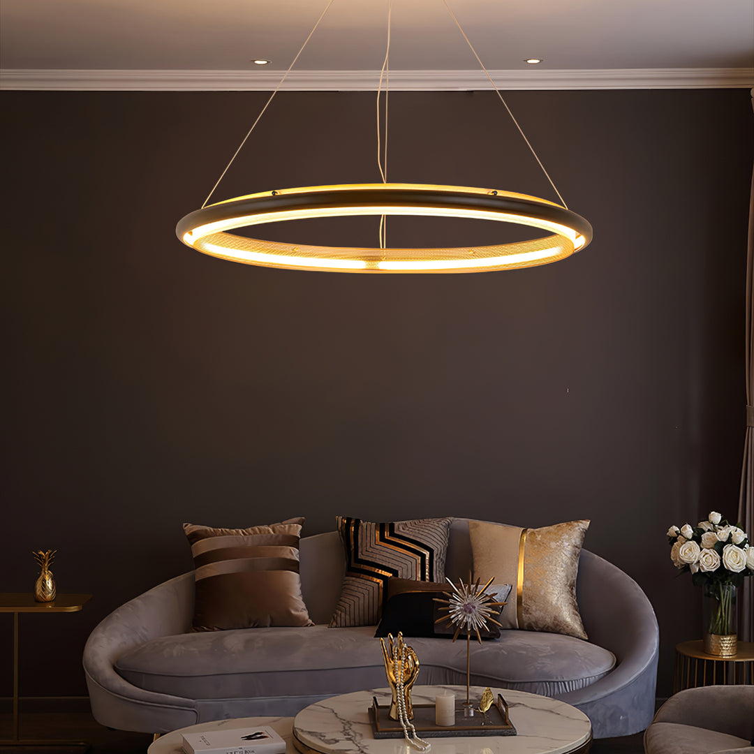 Acrylic LED Round Chandelier - Vakkerlight