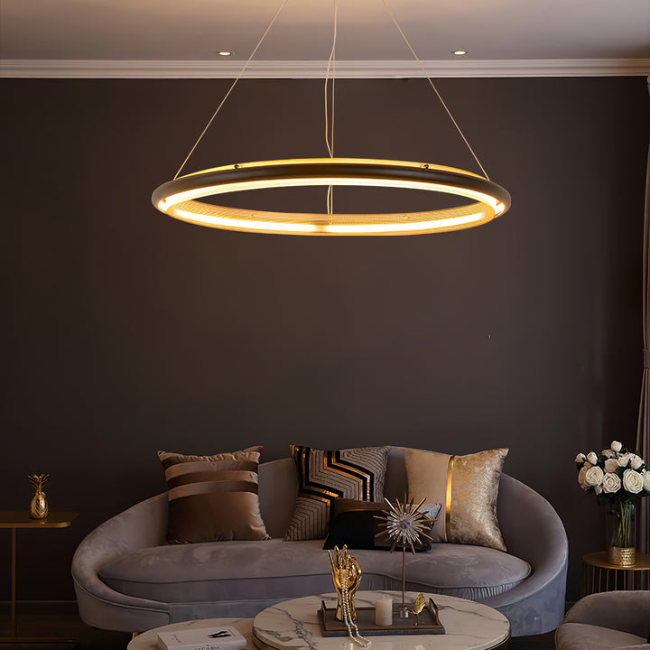 Acrylic LED Round Chandelier - Vakkerlight