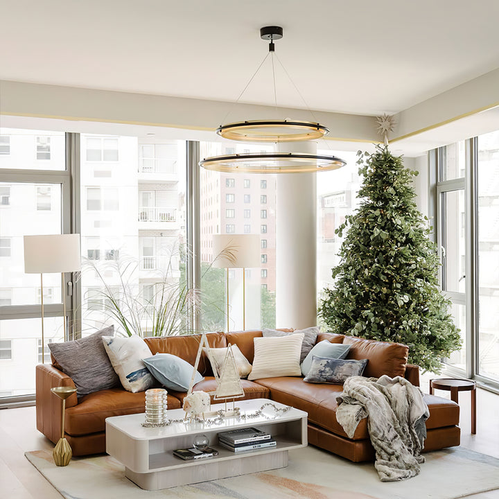 Acrylic LED Round Chandelier - Vakkerlight