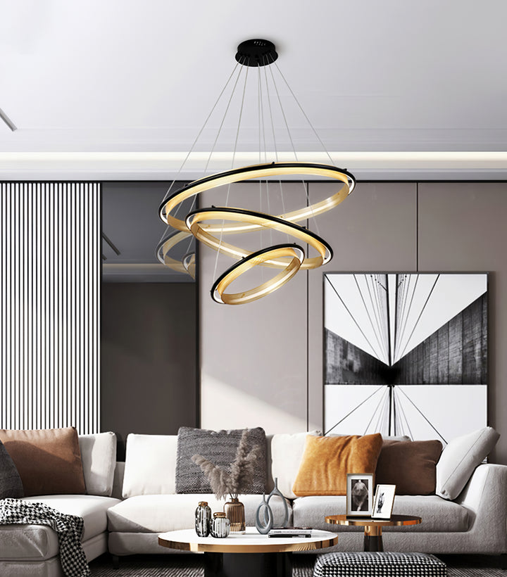 Acrylic LED Round Chandelier - Vakkerlight