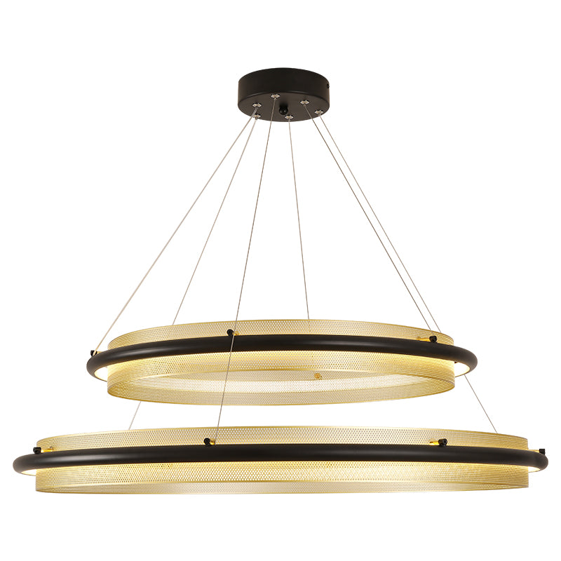 Acrylic LED Round Chandelier - Vakkerlight