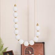 Acrylic Pearl Necklace Chandelier