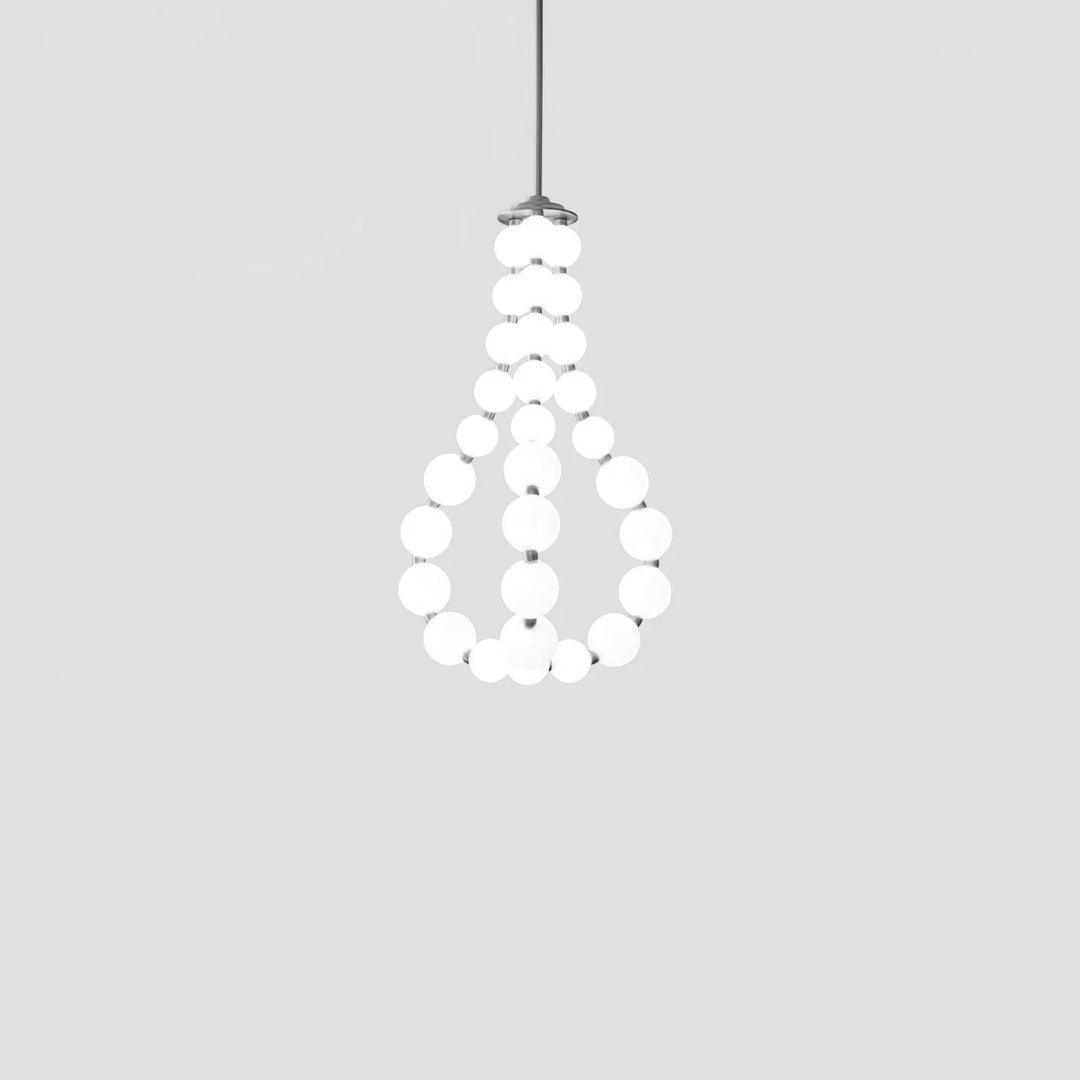 Acrylic Pearl Necklace Chandelier - Vakkerlight