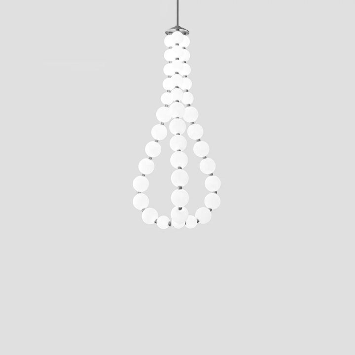 Acrylic Pearl Necklace Chandelier - Vakkerlight