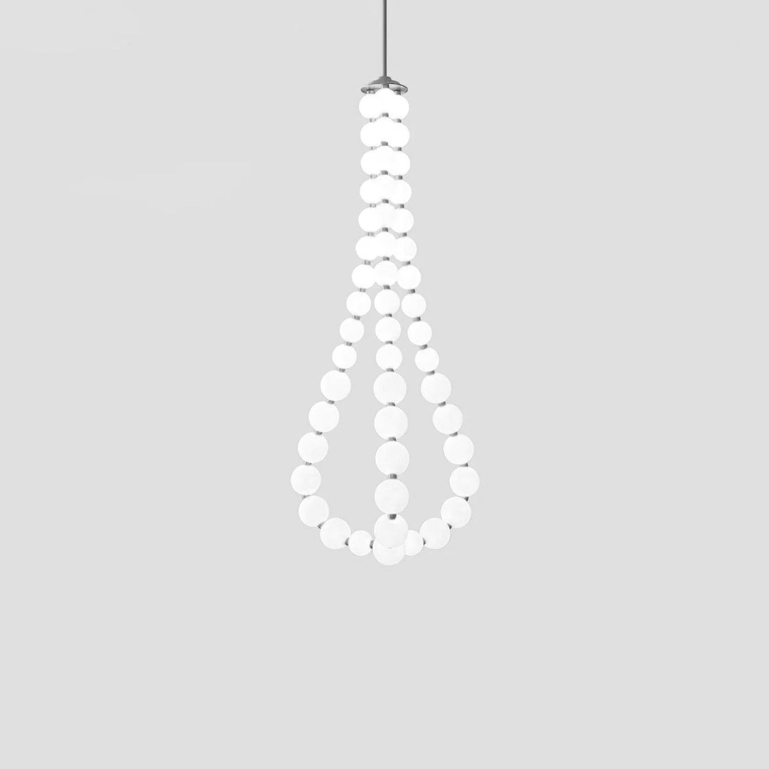 Acrylic Pearl Necklace Chandelier - Vakkerlight