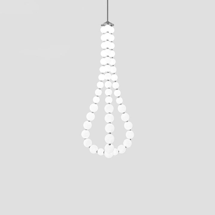 Acrylic Pearl Necklace Chandelier - Vakkerlight