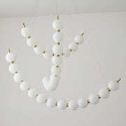 Acrylic Pearls Chandelier