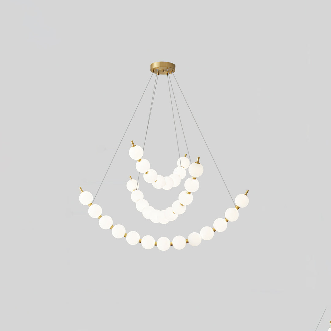 Acrylic Pearls Chandelier