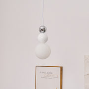 Acryl hanglamp met drie ballen