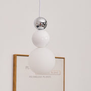 Acryl hanglamp met drie ballen
