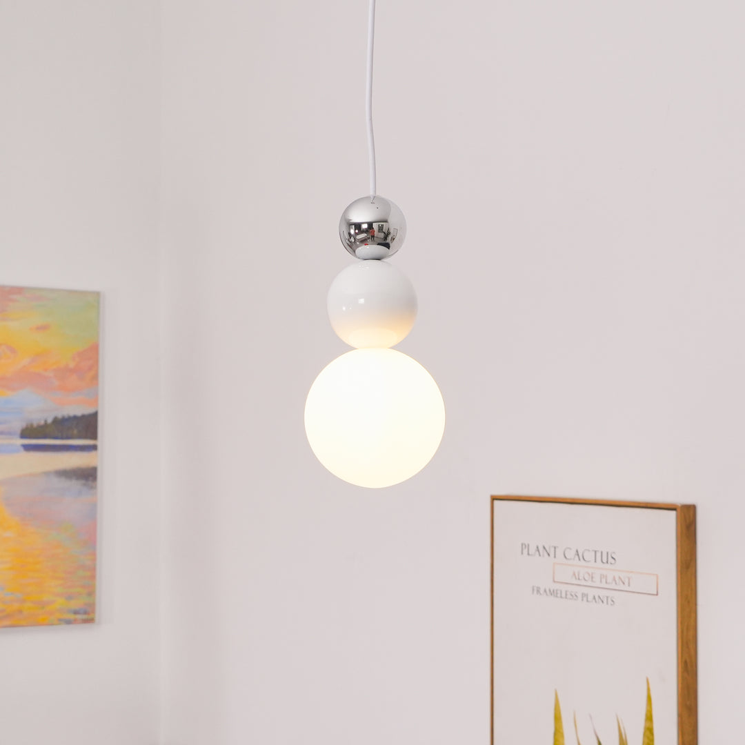 Acryl hanglamp met drie ballen