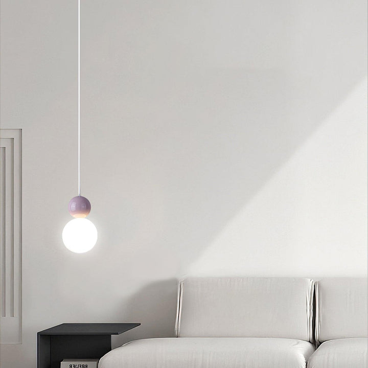 Acrylic Two Ball Pendant Light - Vakkerlight