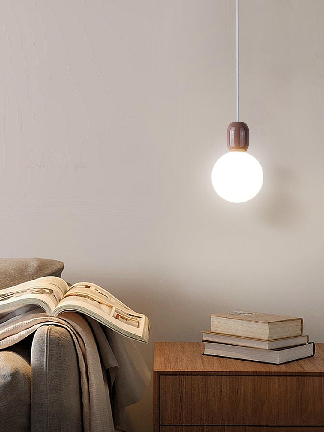 Acrylic Two Ball Pendant Light - Vakkerlight