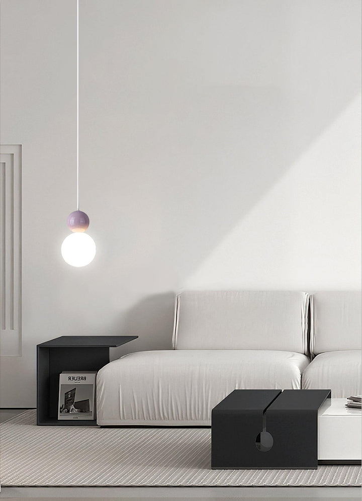 Acrylic Two Ball Pendant Light - Vakkerlight