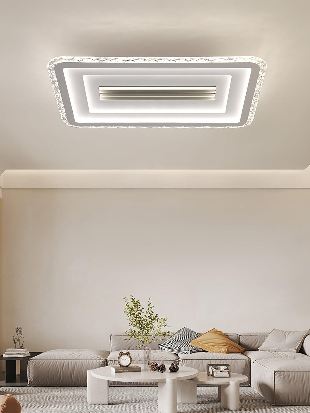 Acrylic Ultrathin Rectangle Ceiling Lamp - Vakkerlight