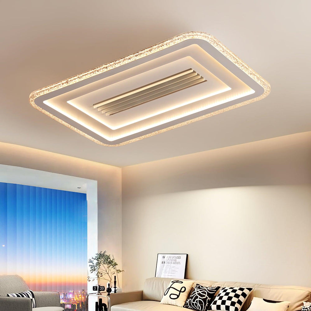 Acrylic Ultrathin Rectangle Ceiling Lamp - Vakkerlight