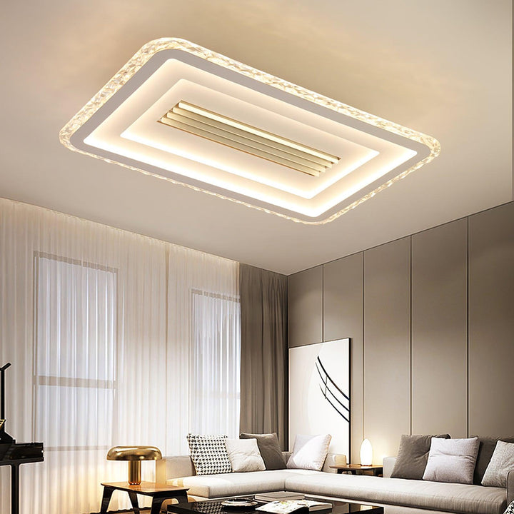 Acrylic Ultrathin Rectangle Ceiling Lamp - Vakkerlight