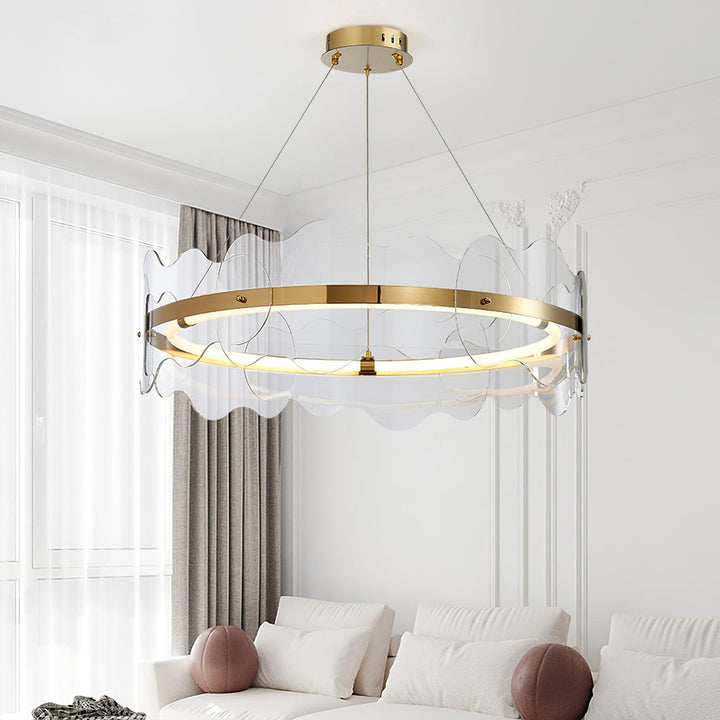 Acrylic Wave Chandelier - Vakkerlight