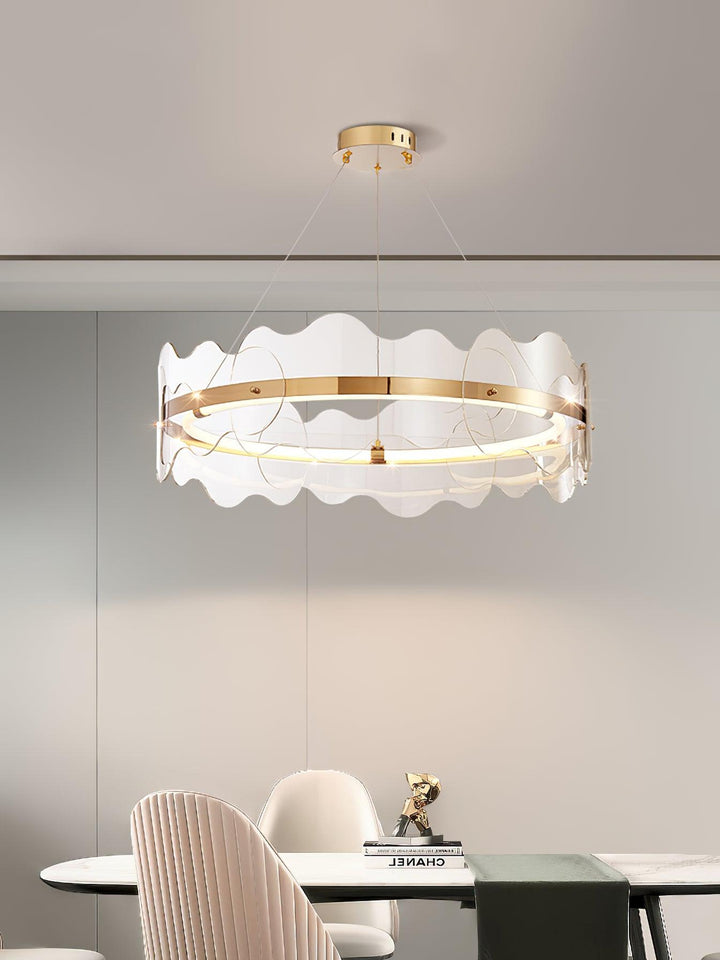 Acrylic Wave Chandelier - Vakkerlight