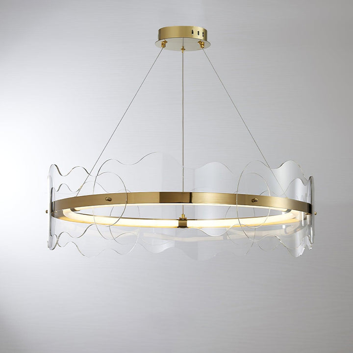 Acrylic Wave Chandelier - Vakkerlight