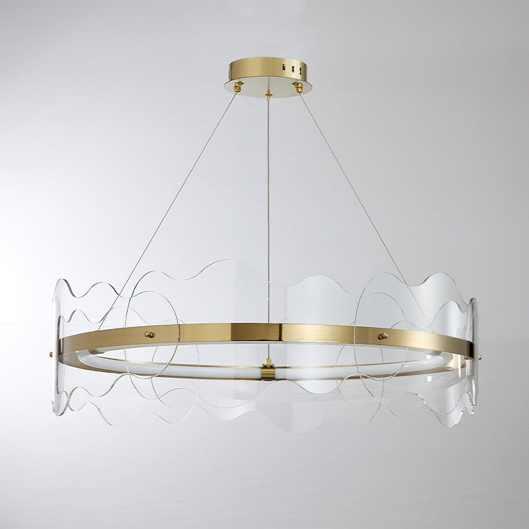 Acrylic Wave Chandelier - Vakkerlight