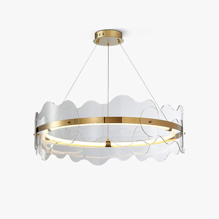 Acrylic Wave Chandelier - Vakkerlight