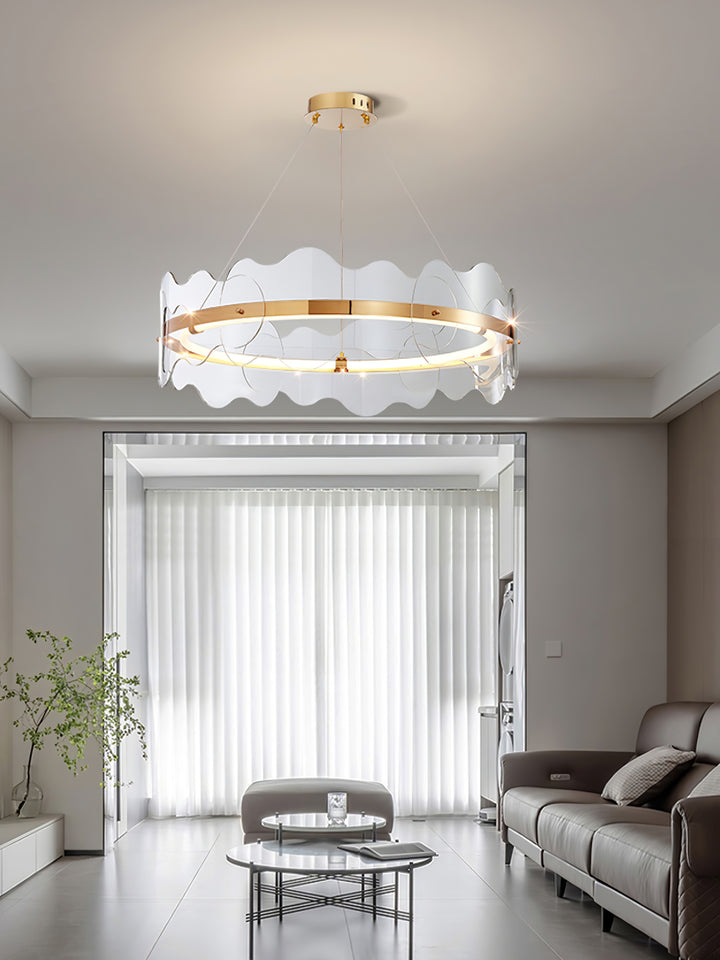 Acrylic Wave Chandelier - Vakkerlight