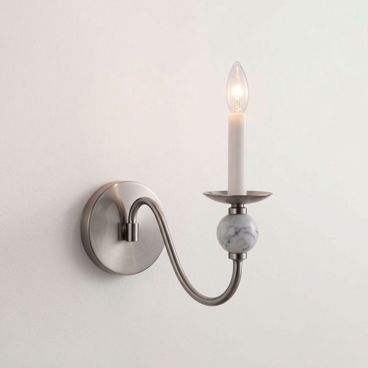 Adair Marble Ball Sconce
