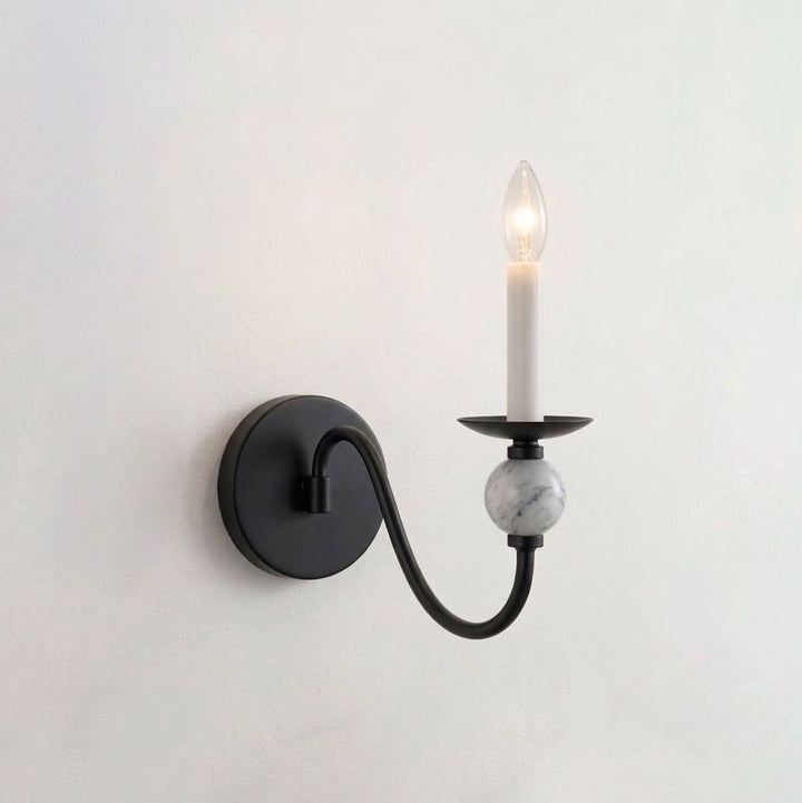 Adair Marble Ball Sconce