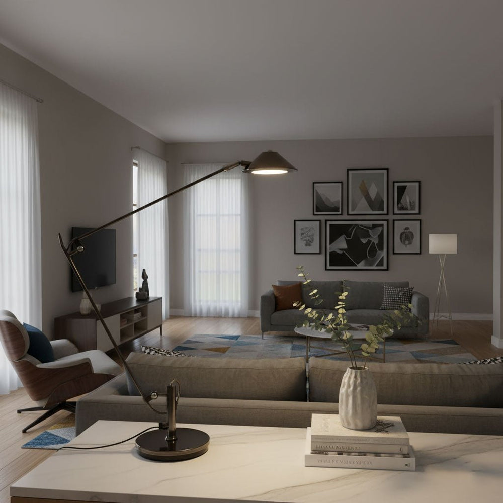 Adjustable Black Office Task Lamp - Vakkerlight