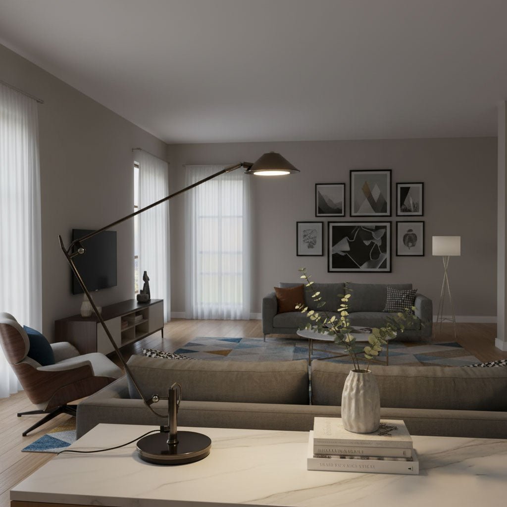 Adjustable Black Office Task Lamp - Vakkerlight