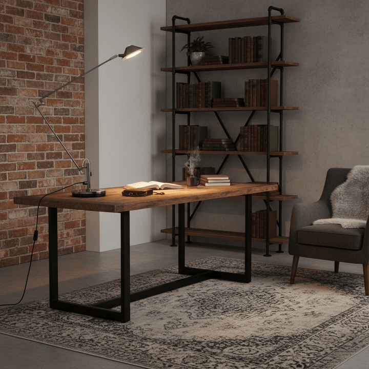 Adjustable Black Office Task Lamp - Vakkerlight