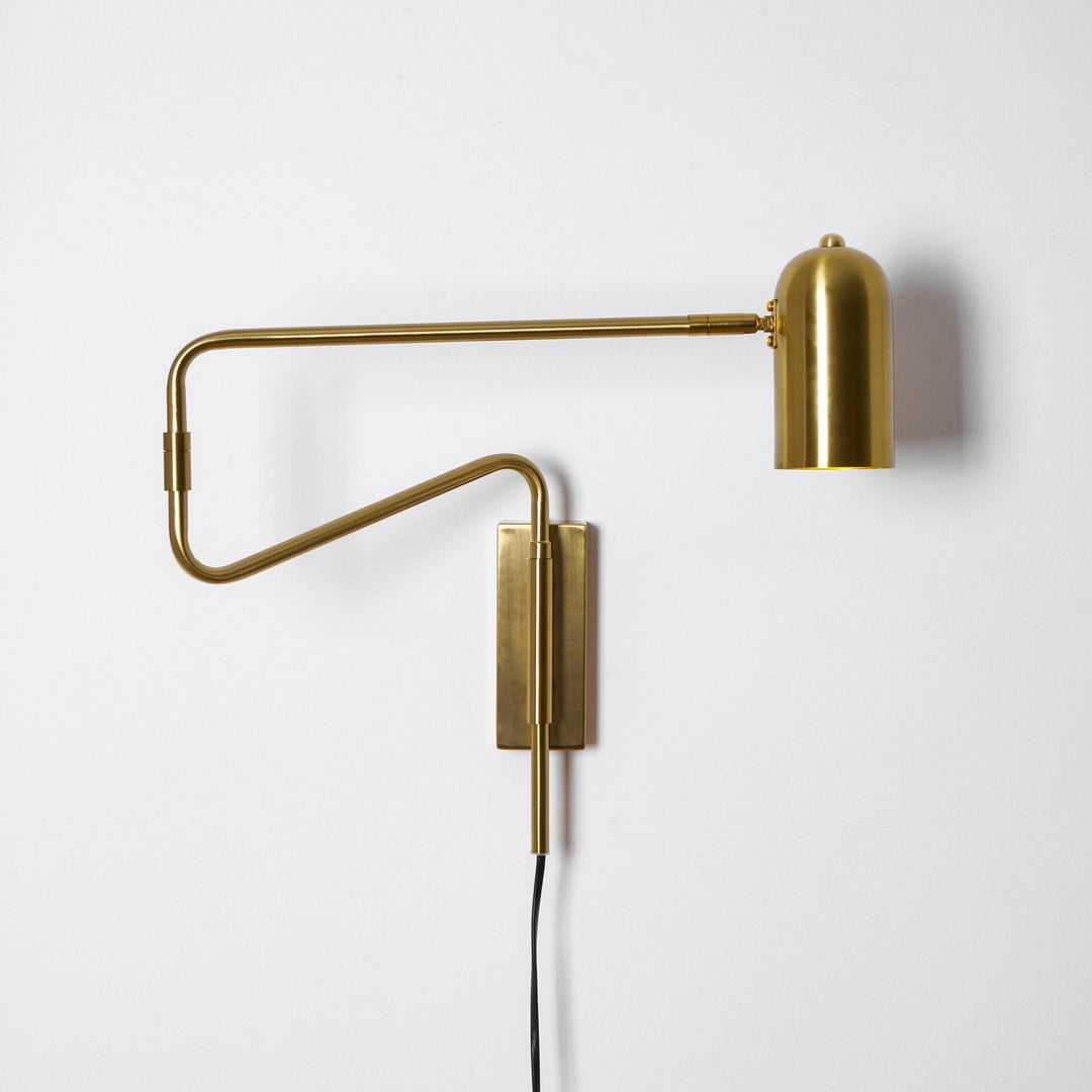 Adjustable Arm Plug In Wall Lamp - Vakkerlight