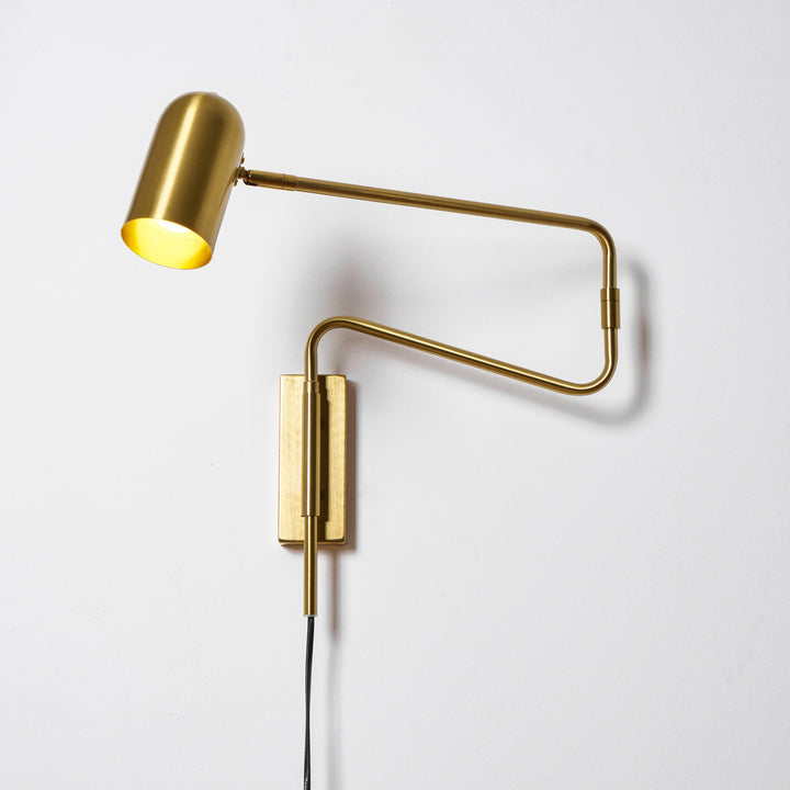 Adjustable Arm Plug In Wall Lamp - Vakkerlight