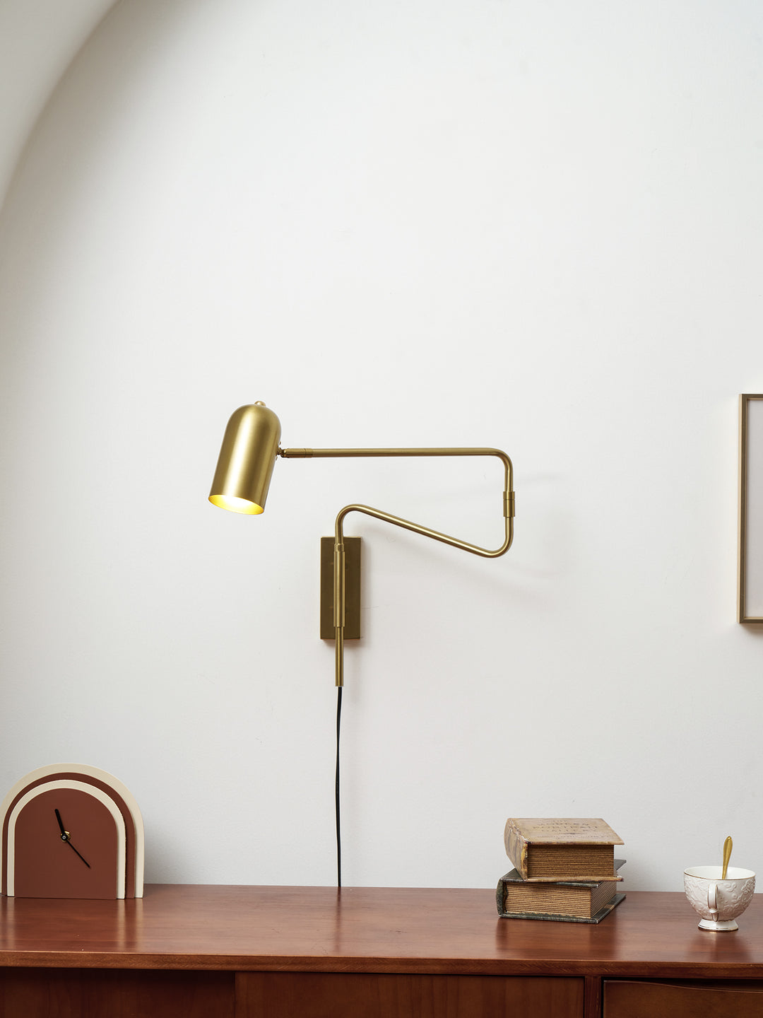 Adjustable Arm Plug In Wall Lamp - Vakkerlight