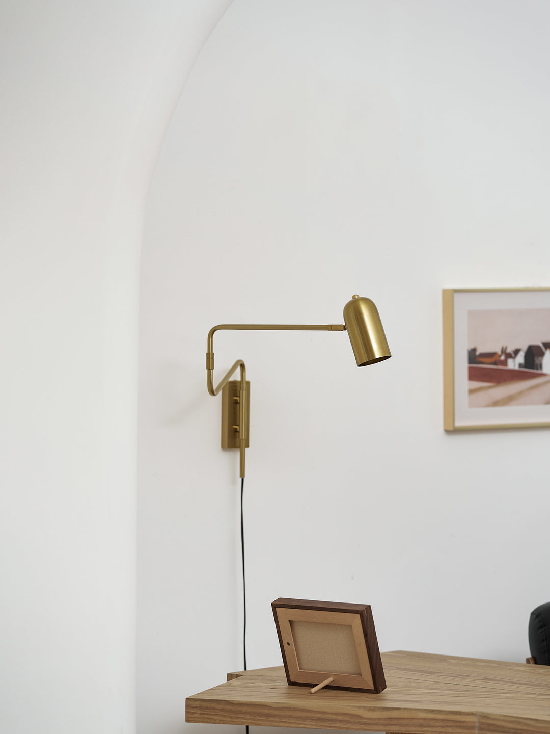 Adjustable Arm Plug In Wall Lamp - Vakkerlight