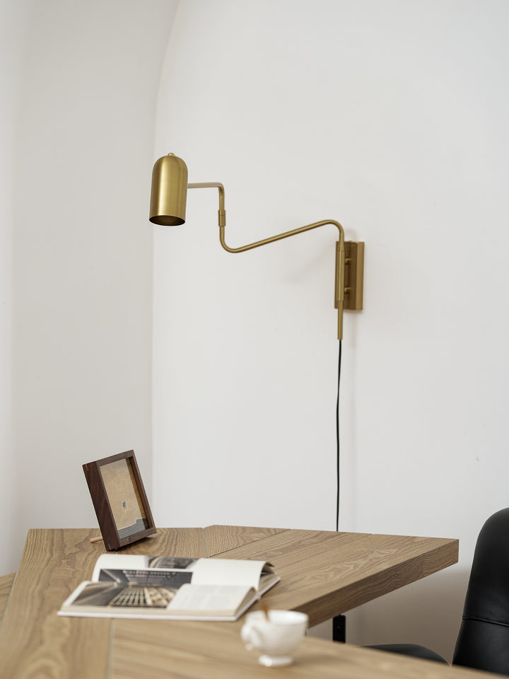 Adjustable Arm Plug In Wall Lamp - Vakkerlight