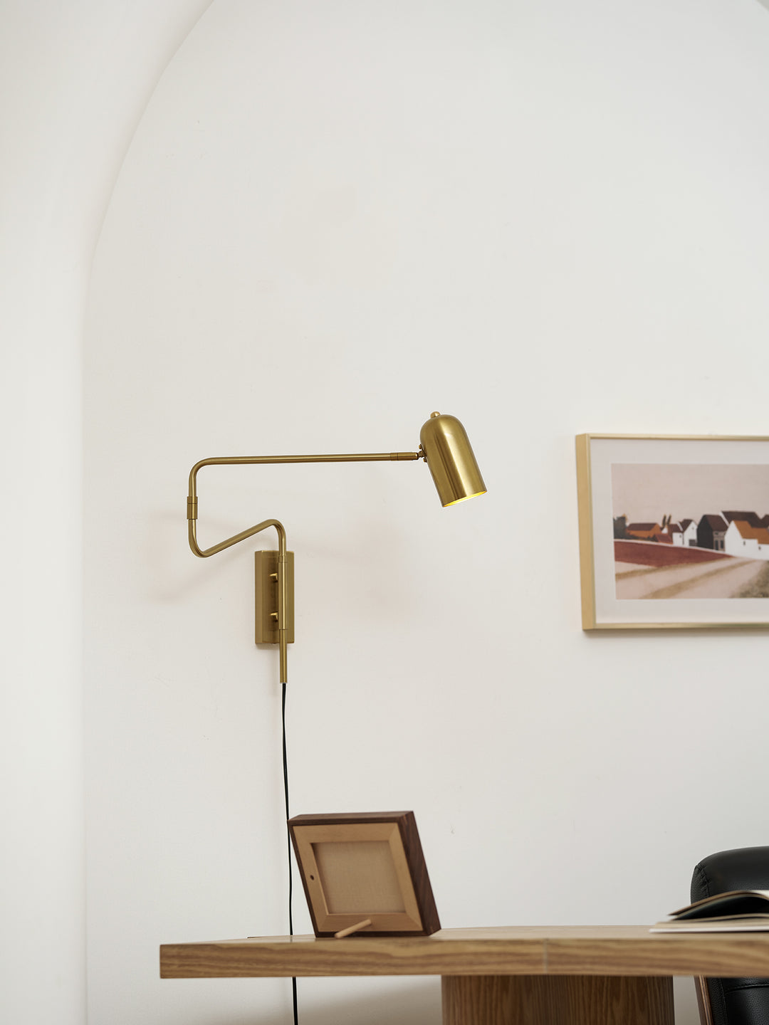 Adjustable Arm Plug In Wall Lamp - Vakkerlight