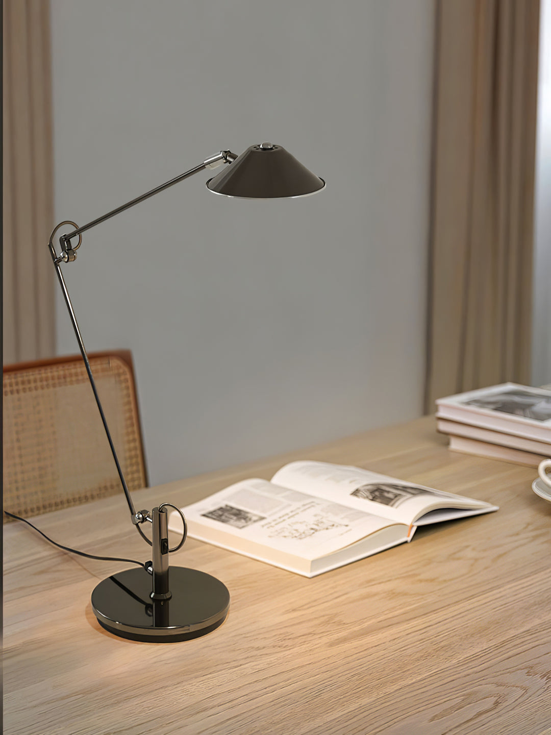 Adjustable Black Office Task Lamp