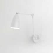 Verstelbare zwenkarm wandlamp