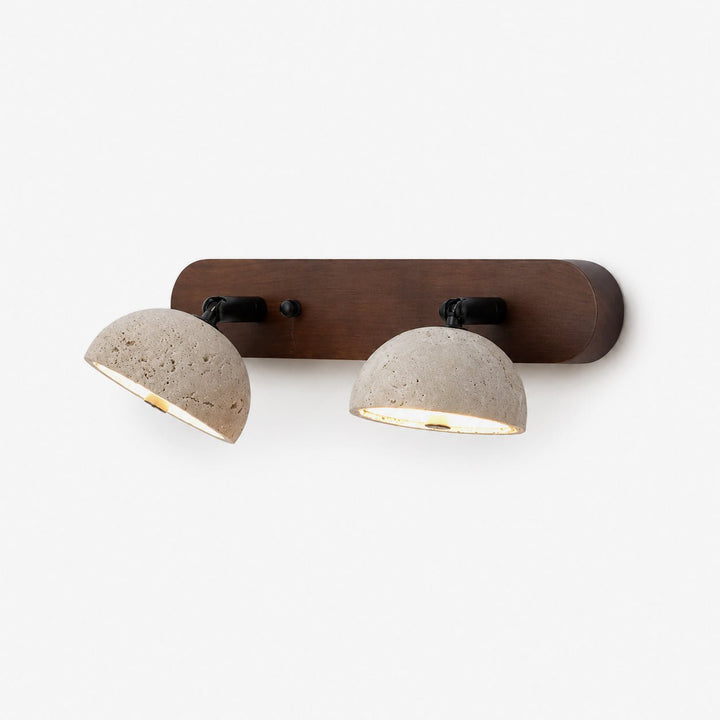 Adjustable Travertine Dome Vanity Light - Vakkerlight