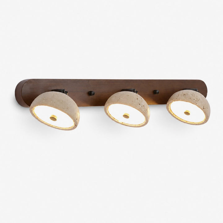 Adjustable Travertine Dome Vanity Light - Vakkerlight