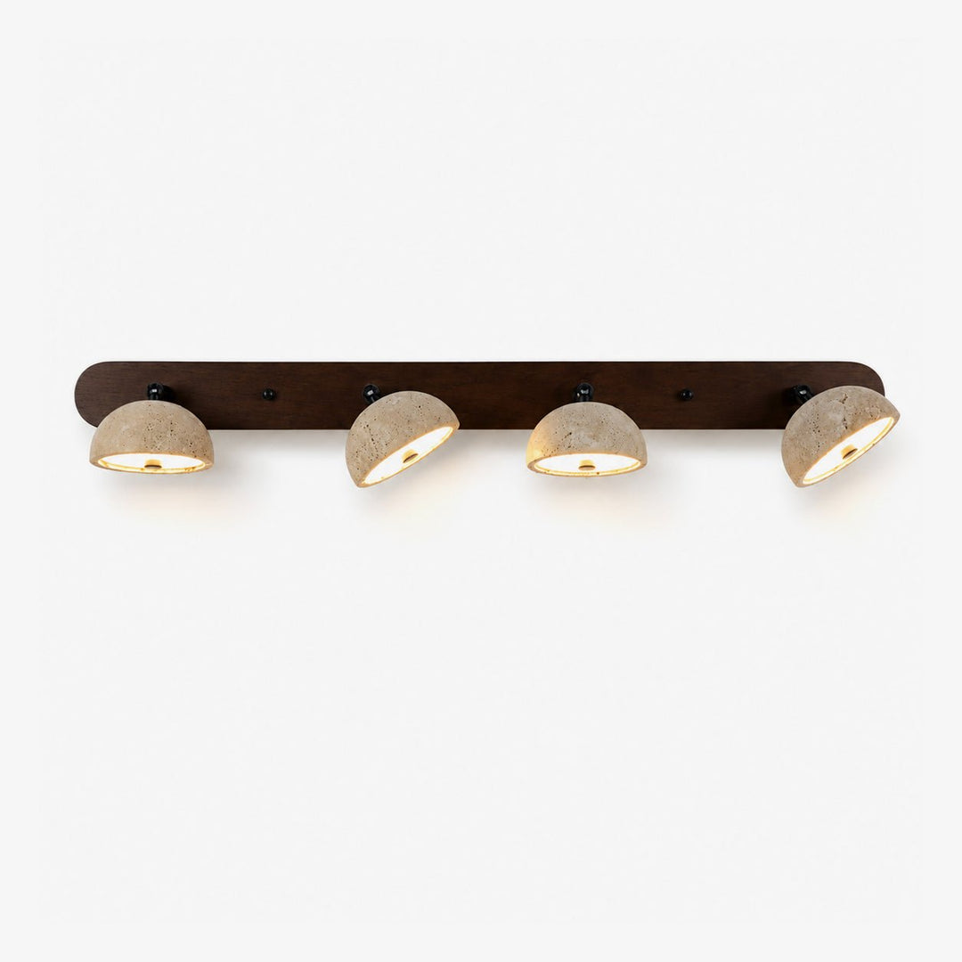 Adjustable Travertine Dome Vanity Light - Vakkerlight