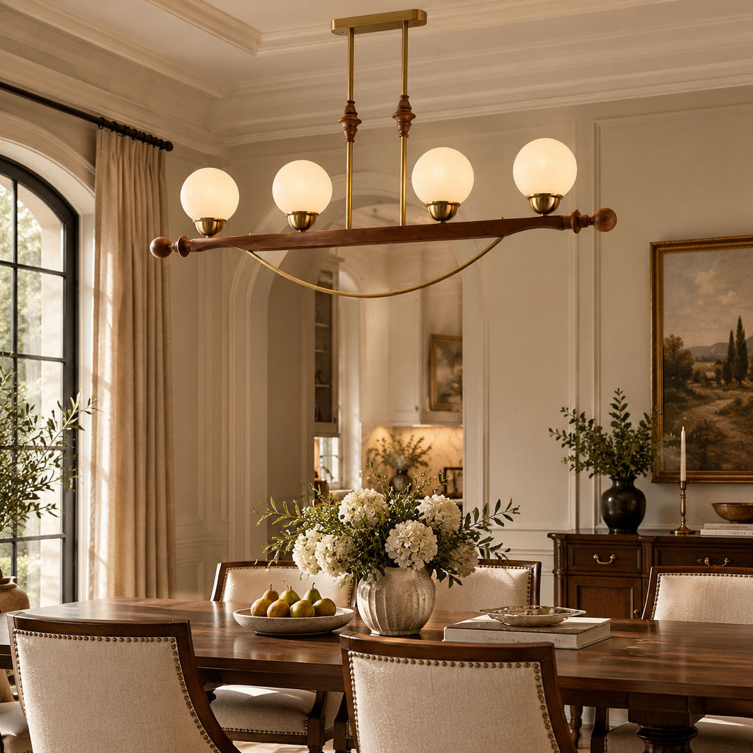Adorned Linear Chandelier