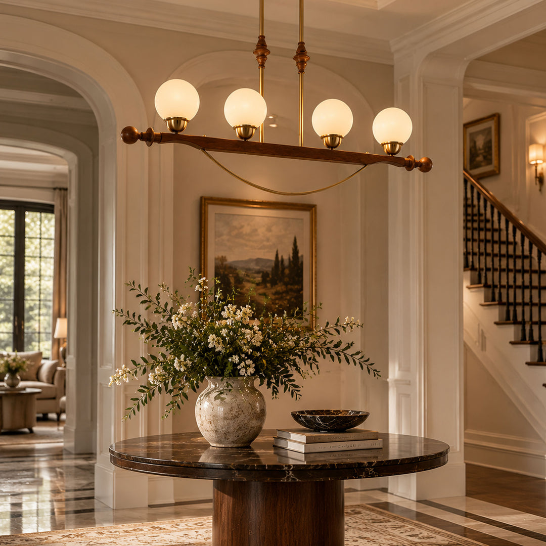 Adorned Linear Chandelier