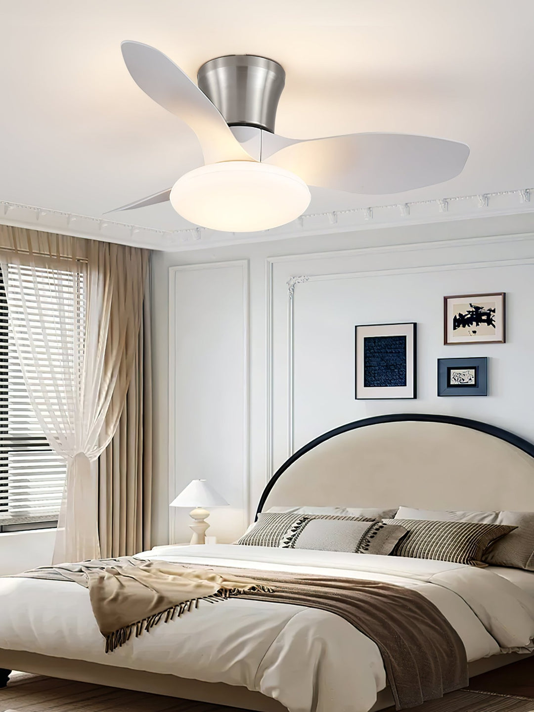 Aeris Curve Ceiling Fan Light - Vakkerlight
