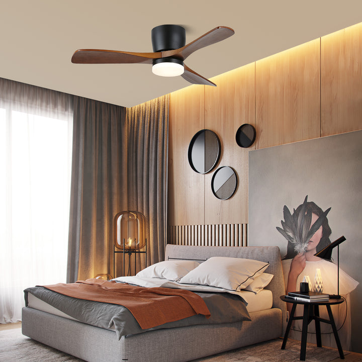 Aerodynamics Wooden 48"/52" Ceiling Fan Light - Vakkerlight