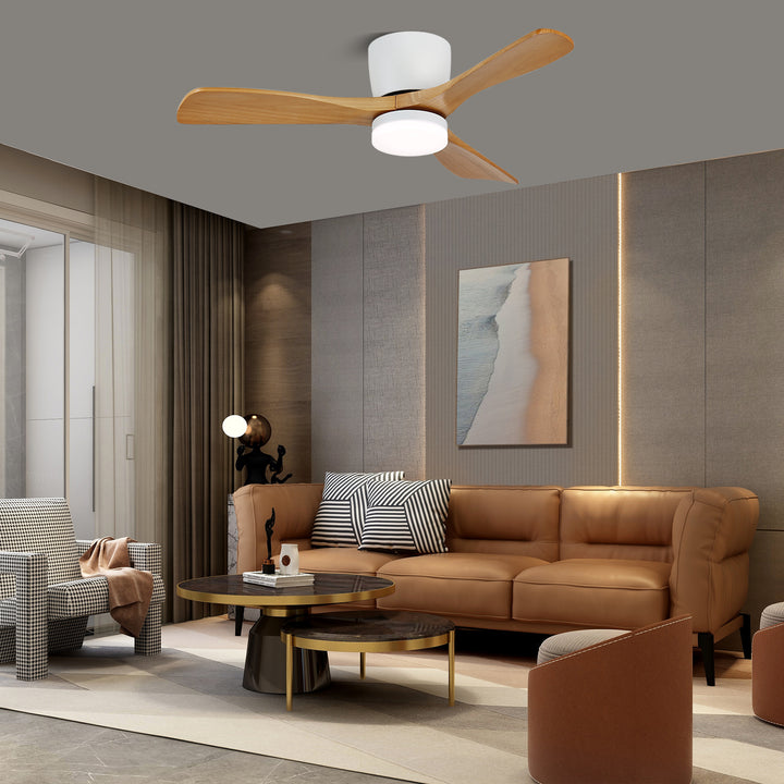 Aerodynamics Wooden 48"/52" Ceiling Fan Light - Vakkerlight