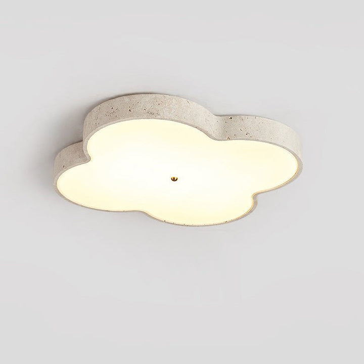 Aethel Cloud Travertine Ceiling Lamp - Vakkerlight
